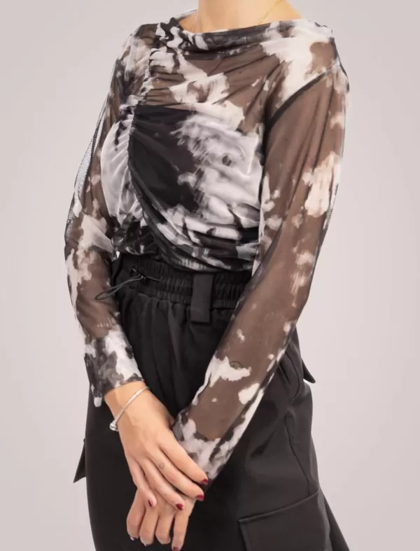 OBVIO Camiseta Luna Negro>Mujer Camisetas