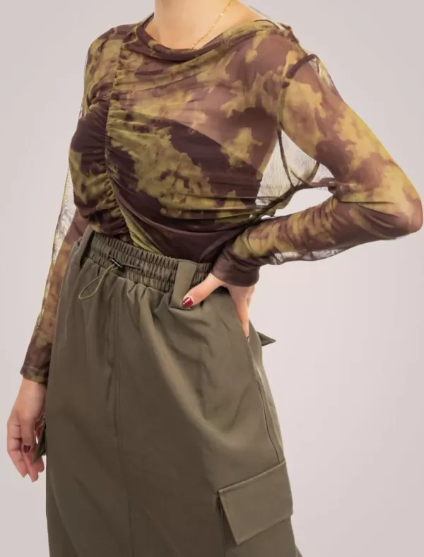 OBVIO Camiseta Luna Verde>Mujer Camisetas