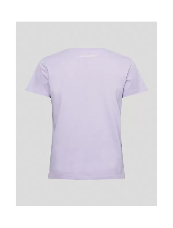KARL LAGERFELD Camisetas Ikonik 2.0 Karl Logo T-Shirt Negro>Mujer Camisetas