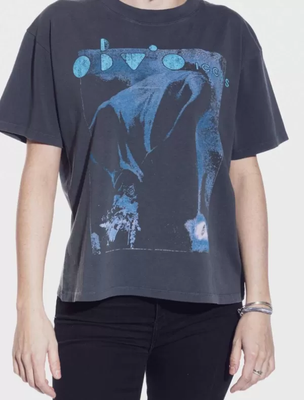 OBVIO Camisetas Rodas Negro>Mujer Camisetas