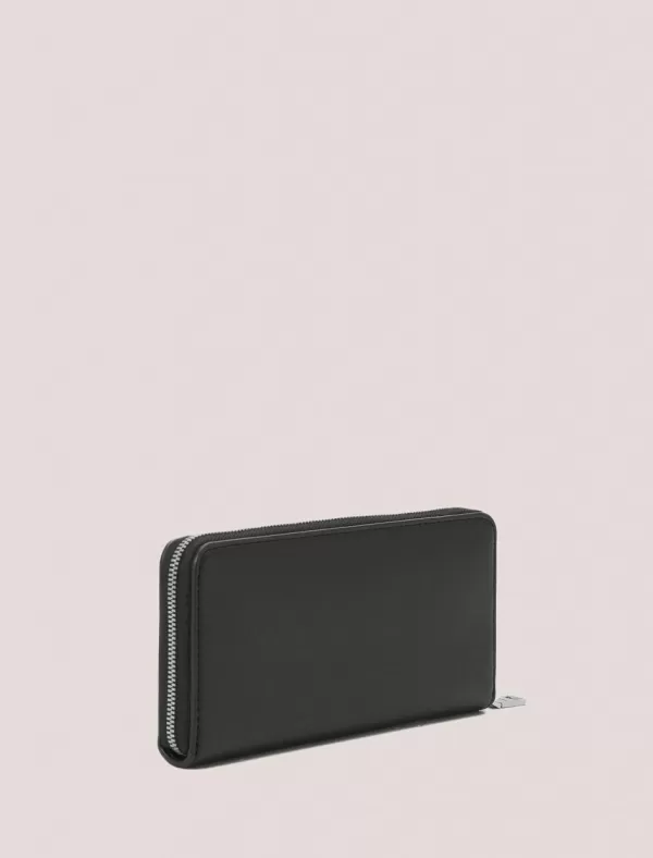 CALVIN KLEIN Cartera Sculpted Mono Zip Around Negro>Mujer Carteras