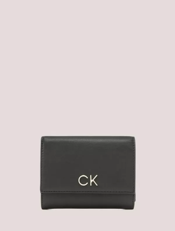 CALVIN KLEIN Cartera Mujer Re-Lock Trifold Md Negro>Mujer Carteras