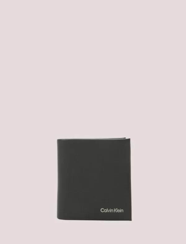 CALVIN KLEIN Carteras Hombre Ck Concise Trifold 6Ccw/Coin Negro>Hombre Carteras