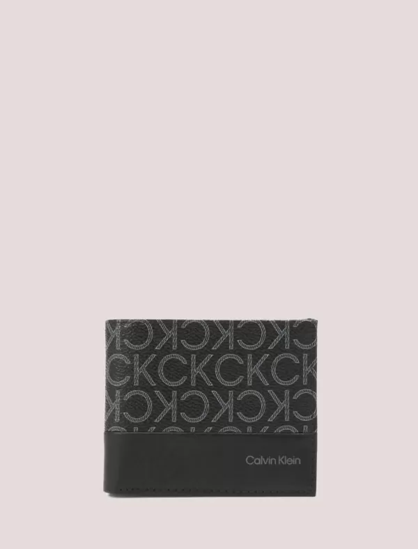 CALVIN KLEIN Carteras Hombre Subtle Mono Bifold 5Ccw/Coin Negro>Hombre Carteras