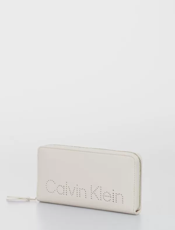 CALVIN KLEIN Carteras Mujer Ck Set Wallet Z/A Lg Natural>Mujer Carteras