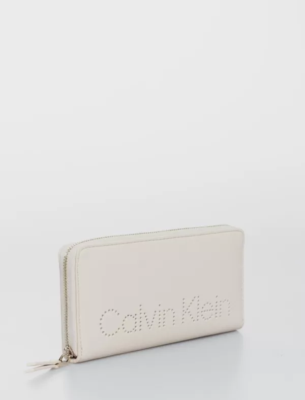 CALVIN KLEIN Carteras Mujer Ck Set Wallet Z/A Lg Natural>Mujer Carteras
