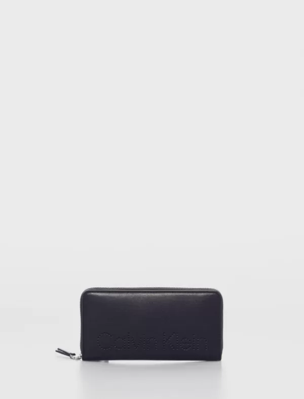 CALVIN KLEIN Carteras Mujer Ck Set Wallet Z/A Lg Negro>Mujer Carteras