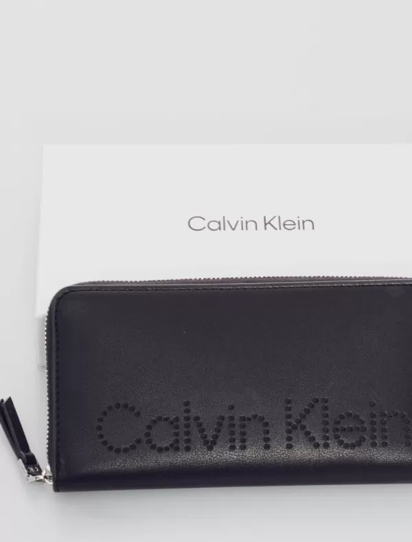 CALVIN KLEIN Carteras Mujer Ck Set Wallet Z/A Lg Negro>Mujer Carteras