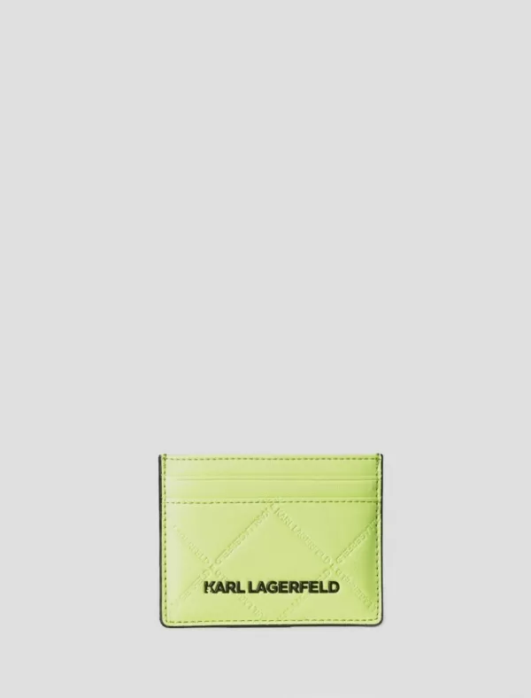 KARL LAGERFELD Carteras Mujer K/Skuare Embossed Ch Verde>Mujer Carteras