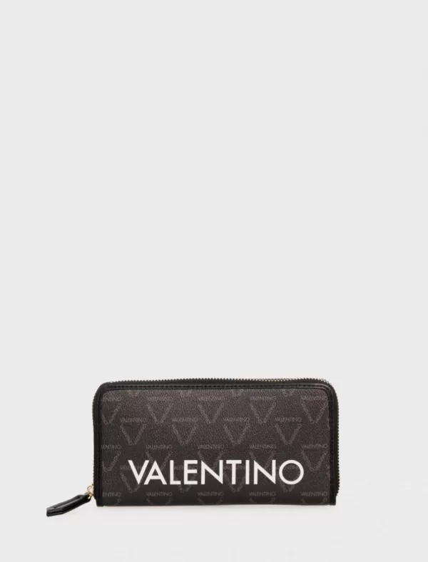 VALENTINO BAGS Carteras Mujer Liuto Vps3Kg155 Negro>Mujer Carteras