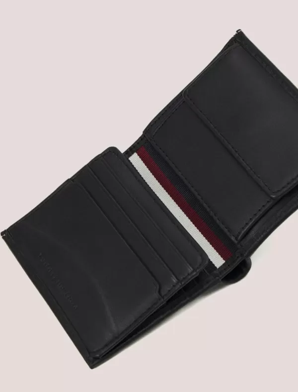 TOMMY HILFIGER Carteras Th Corp Leather Trifold Negro>Hombre Carteras