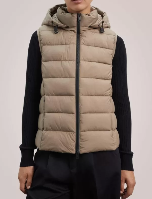 ECOALF Chaleco Aorakialf Vest Woman Taupe>Mujer Chalecos