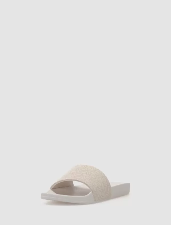CALVIN KLEIN Chancla Pool Slide-W/Hw Beig>Mujer Chanclas