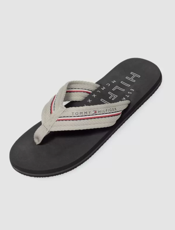 TOMMY HILFIGER Chancla Corporate Hilfiger Beach Sandal Beig>Hombre Chanclas
