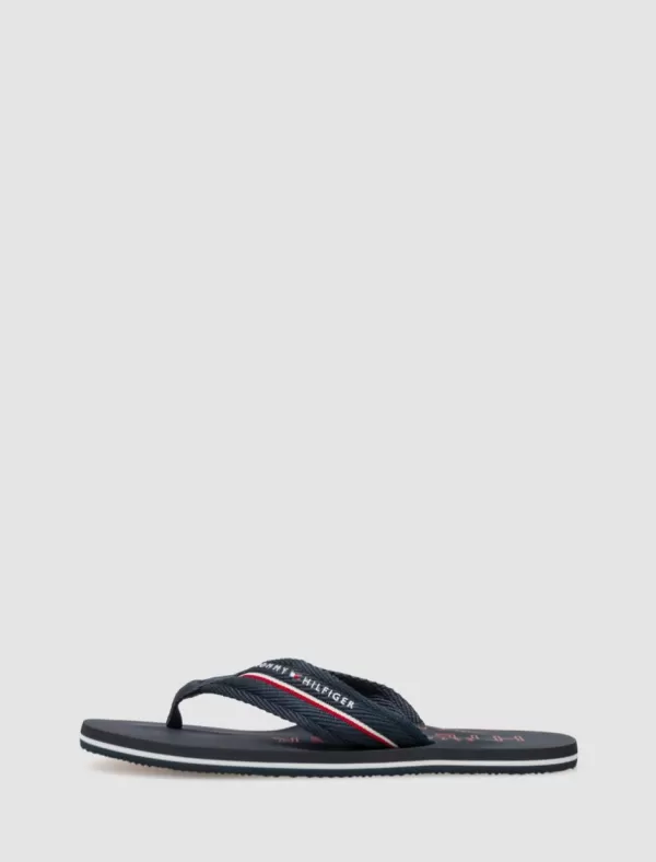 TOMMY HILFIGER Chancla Corporate Hilfiger Beach Sandal Marino>Hombre Chanclas