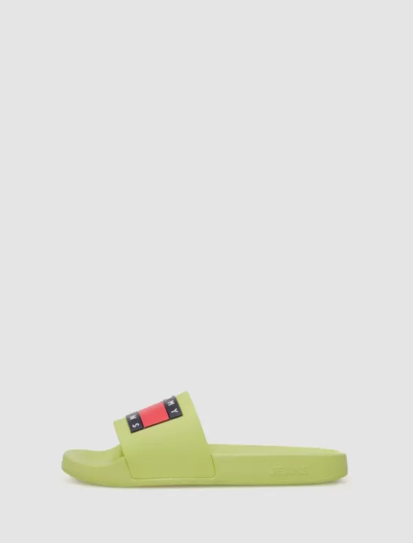 TOMMY HILFIGER Chancla Tommy Jeans Flag Pool Sld Ess Amarillo>Mujer Chanclas