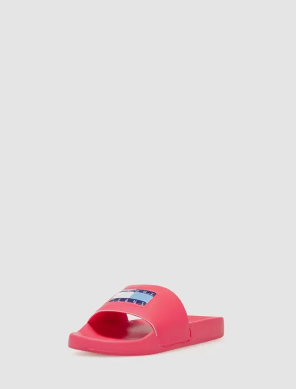 TOMMY HILFIGER Chancla Tommy Jeans Flag Print Pool Sld Fuxia>Mujer Chanclas