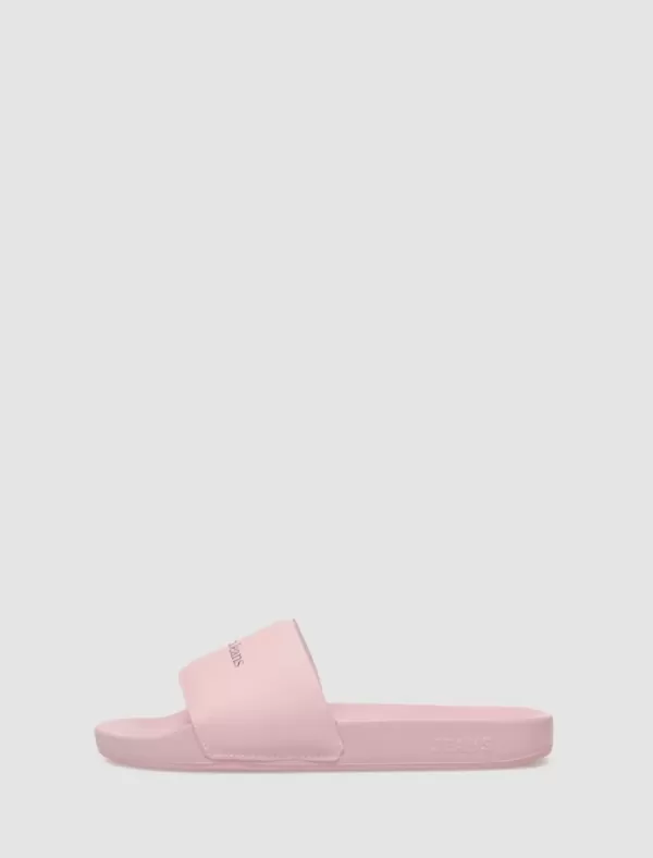 TOMMY HILFIGER Chancla Tommy Jeans Printed Pu Pool Sld Rosa>Mujer Chanclas