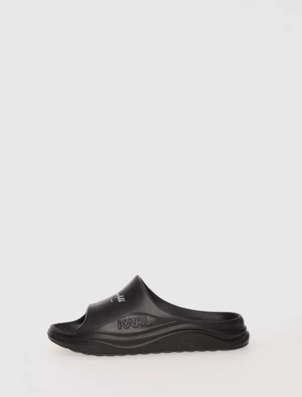 KARL LAGERFELD Chanclas Skoona Hotel Logo Slide Negro>Mujer Chanclas
