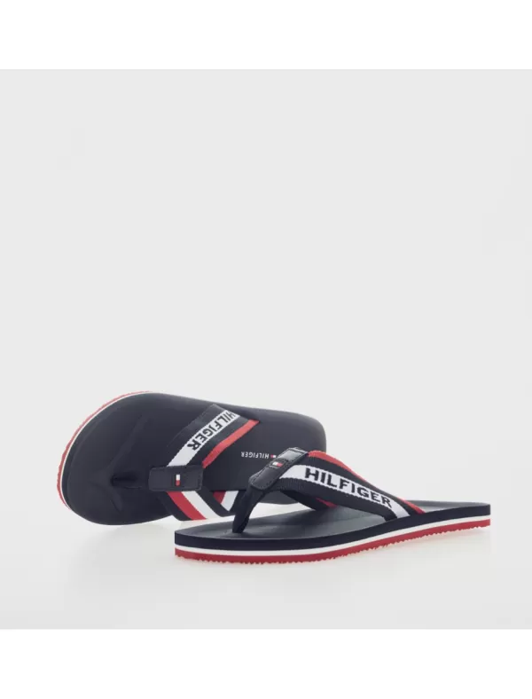 TOMMY HILFIGER Chanclas Sporty Comfort Beach Sandal Marino>Hombre Chanclas