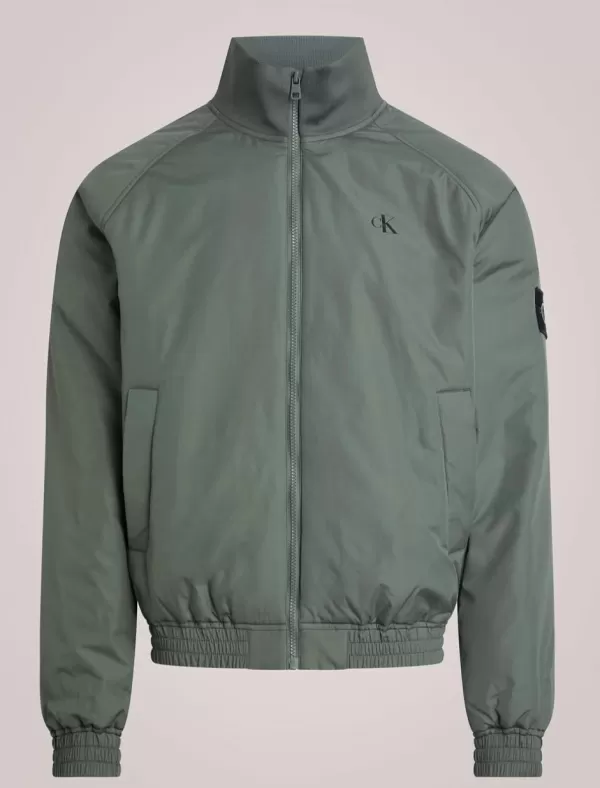 CALVIN KLEIN Chaqueta Hombre Padded Harrington Verde>Hombre Chaquetas Y Abrigos