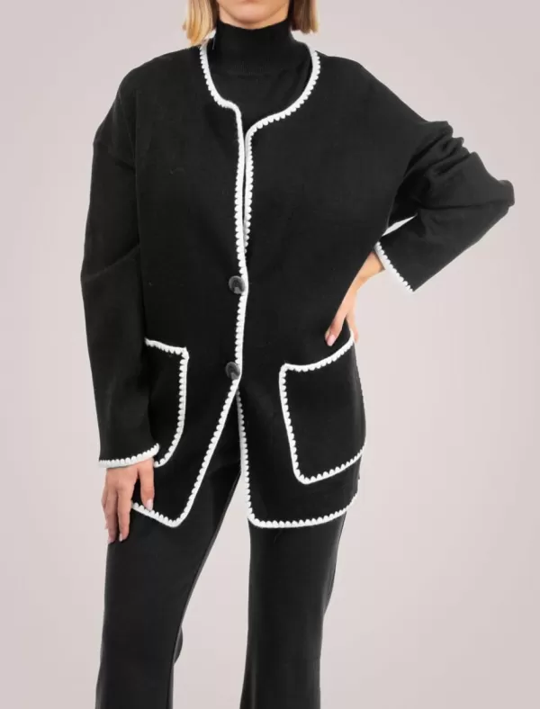 OBVIO Chaqueta Lliora Negro>Mujer Cazadoras Y Chaquetas