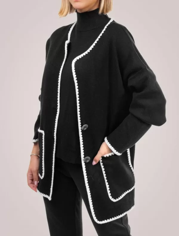OBVIO Chaqueta Lliora Negro>Mujer Cazadoras Y Chaquetas