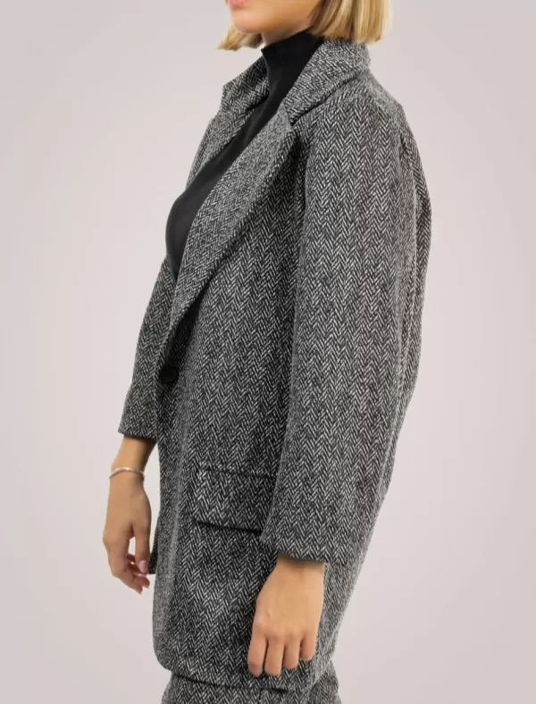 OBVIO Chaqueta Reiko Gris>Mujer Cazadoras Y Chaquetas