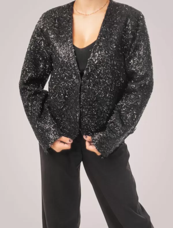 OBVIO Chaqueta Tulin Negro>Mujer Cazadoras Y Chaquetas
