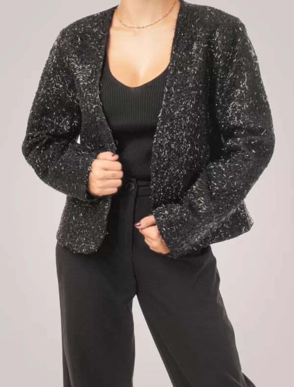 OBVIO Chaqueta Tulin Negro>Mujer Cazadoras Y Chaquetas
