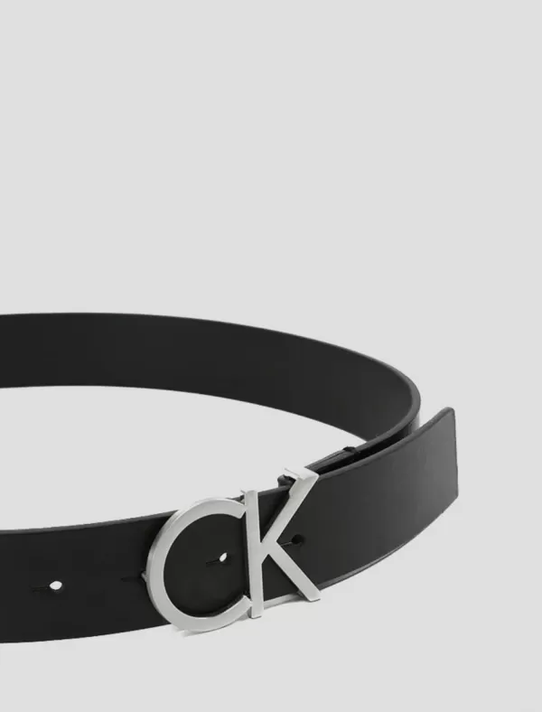 CALVIN KLEIN Cinturon Ck Adj.Logo Belt Negro>Mujer Cinturones