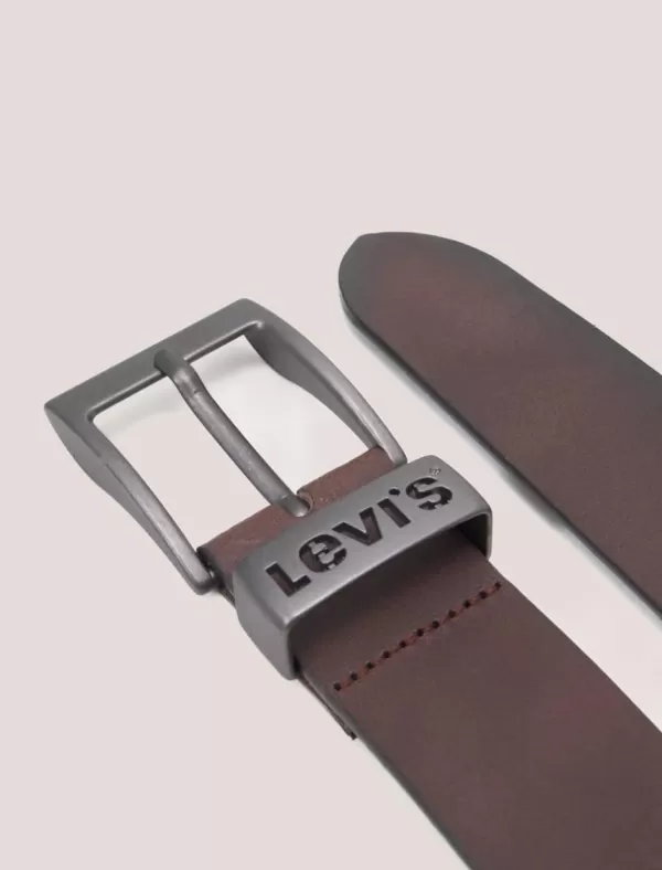 LEVI'S Cinturon Levis Ashland Metal Marron>Hombre Cinturon