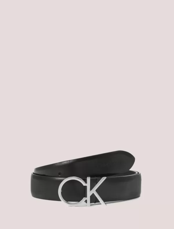 CALVIN KLEIN Cinturon Mujer Re-Lock Ck Logo Belt30Mm Negro>Mujer Cinturones