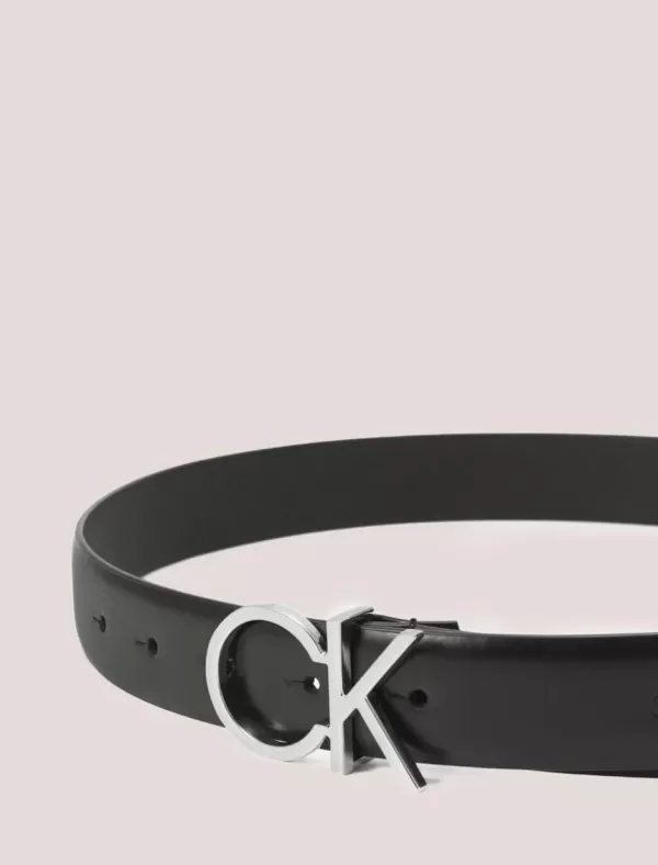 CALVIN KLEIN Cinturon Mujer Re-Lock Ck Logo Belt30Mm Negro>Mujer Cinturones