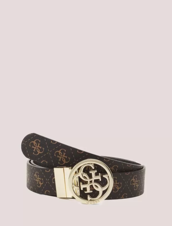 GUESS Cinturon Mujer Bolsos Noelle Marron>Mujer Cinturones