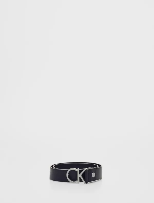 CALVIN KLEIN Cinturones Mujer Ck Adj.Logo Belt Negro>Mujer Cinturones