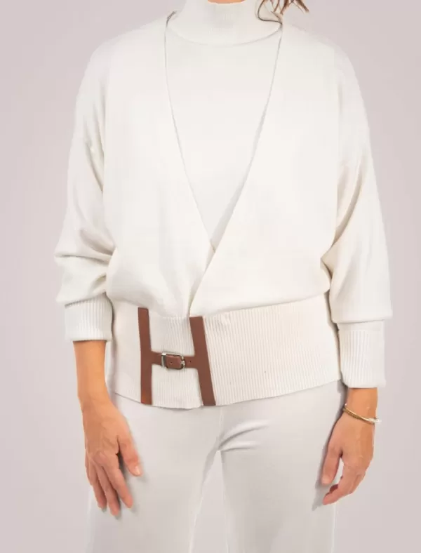 OBVIO Conjunto Maia Blanco>Mujer Jerseys Y Cárdigans