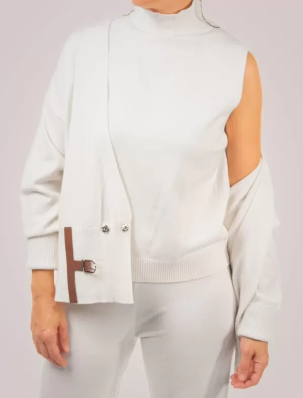 OBVIO Conjunto Maia Blanco>Mujer Jerseys Y Cárdigans