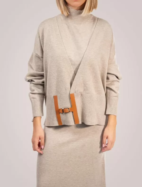 OBVIO Conjunto Maia Marron>Mujer Jerseys Y Cárdigans