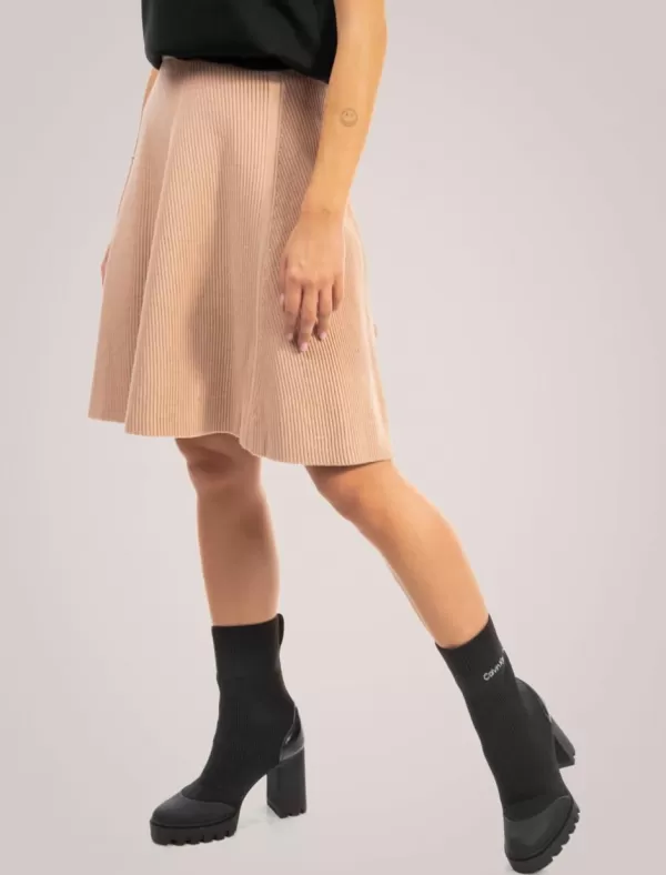 OBVIO Falda Sahar Camel>Mujer Faldas