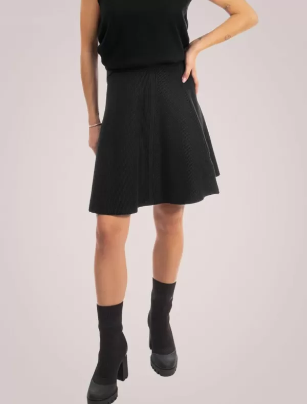 OBVIO Falda Sahar Negro>Mujer Faldas