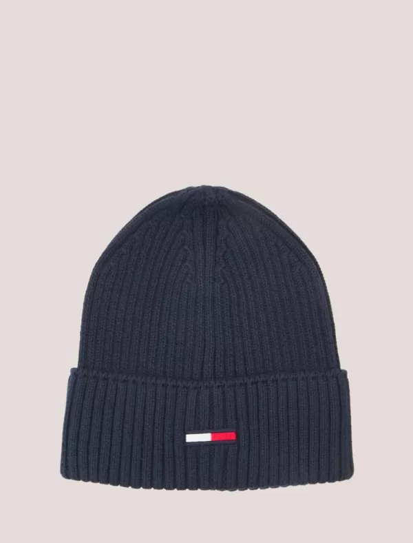 TOMMY HILFIGER Gorro Tjm Flag Rib Beanie Azul>Hombre Gorros