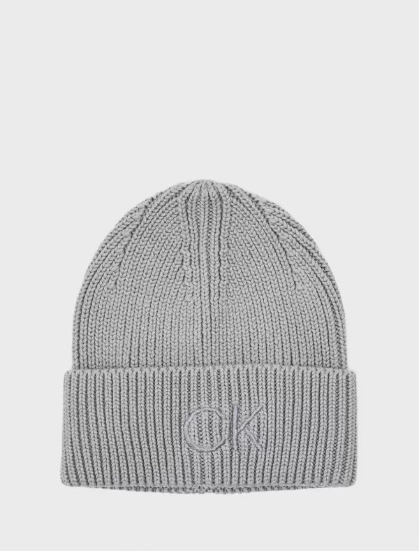 CALVIN KLEIN Gorros Mujer Essentials Beanie Gris>Mujer Gorros