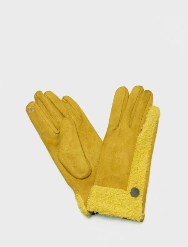 OBVIO COMPLEMENTOS Guantes Mujer Obvio Fg21240 Amarillo>Mujer Guantes