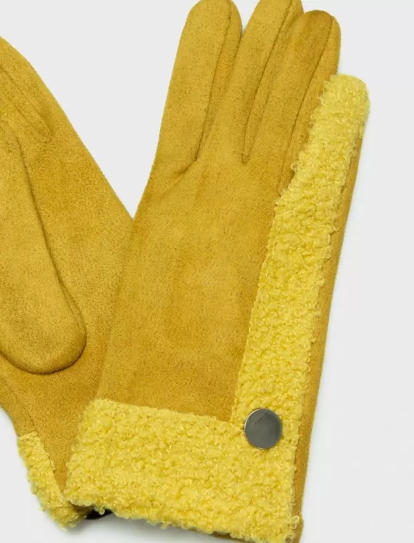 OBVIO COMPLEMENTOS Guantes Mujer Obvio Fg21240 Amarillo>Mujer Guantes