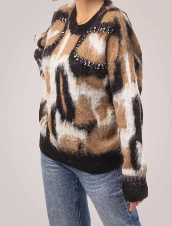OBVIO Jersey Berna Marron>Mujer Jerseys Y Cárdigans