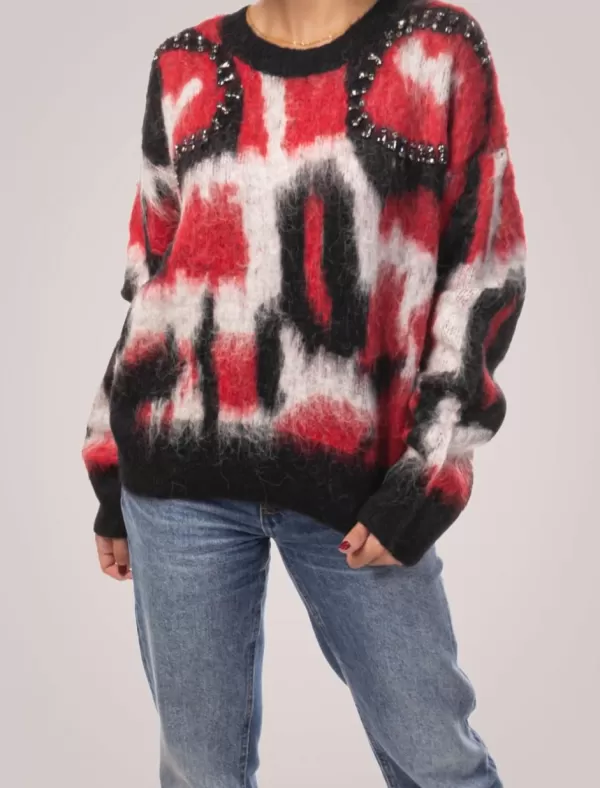 OBVIO Jersey Berna Rojo>Mujer Jerseys Y Cárdigans