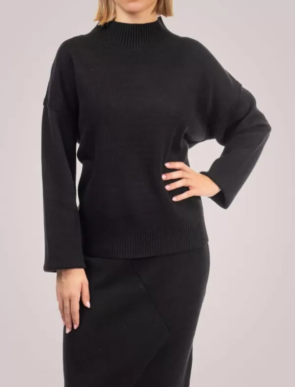 OBVIO Jersey Olivia Negro>Mujer Jerseys Y Cárdigans