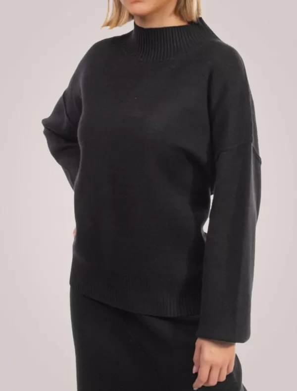 OBVIO Jersey Olivia Negro>Mujer Jerseys Y Cárdigans