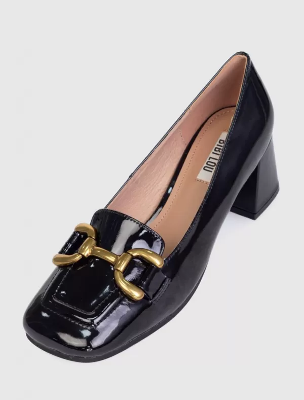 BIBI LOU Mocasin Valencia Negro>Mujer Mocasin